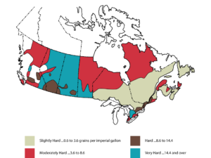 Muskoka Clean Water - Map of water Hardness Canada